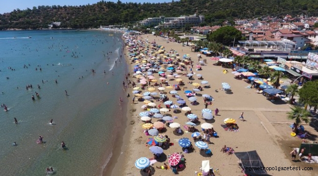 Menderes Sahillerinde Sezon Devam Ediyor