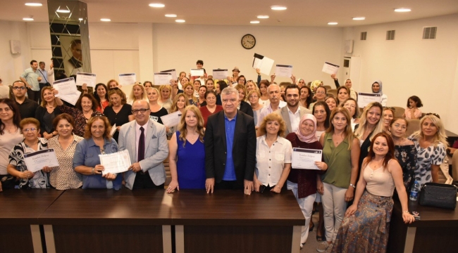 Narlıdereli üretici kadınların sertifika heyecanı!