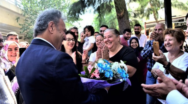 Pazarcılardan Başkan İduğ'a teşekkür