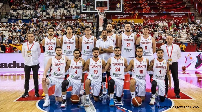 Türkiye A Milli Basketbol Takımı Olimpiyat Elemeleri'ne gidiyor