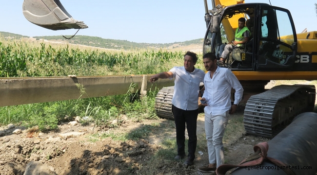 YENİ İÇME SUYU HATTI İÇİN İLK KEPÇE VURULDU