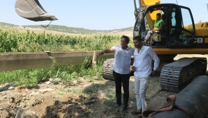 YENİ İÇME SUYU HATTI İÇİN İLK KEPÇE VURULDU