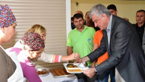 Başkan Ali Engin işçilerle buluştu