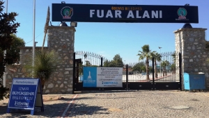 Fuar Alanı sergiye hazırlanıyor Fuar Alanına Büyükşehir desteği