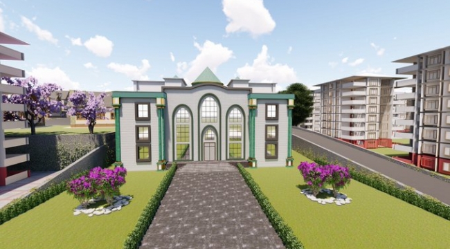 Harmandalı Cemevinin temeli atılıyor