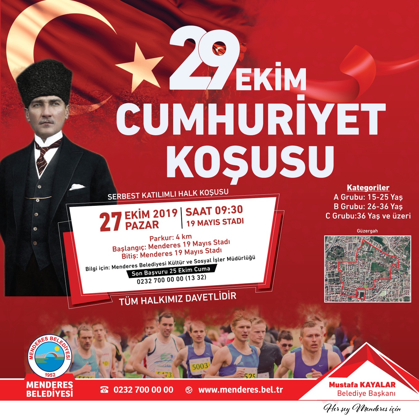 Menderes’te Cumhuriyet Coşkusu