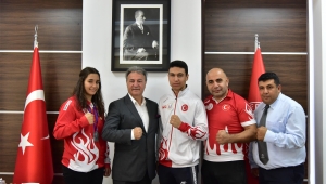 Başkan İduğ’dan şampiyonlara tam destek