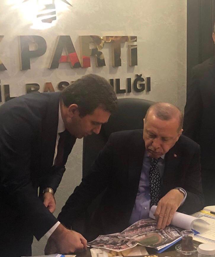 Başkan Koştu vizyon projeleri Cumhurbaşkanı Erdoğan'a anlattı