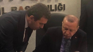 Başkan Koştu vizyon projeleri Cumhurbaşkanı Erdoğan'a anlattı