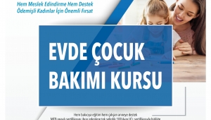 Hem meslek edindirme hem çocuk bakımına destek Ödemişli kadınlar için önemli fırsat