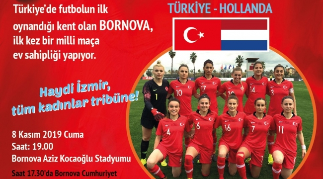 Kadın Milli Futbol Takımı Bornova'da