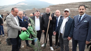 KINIK'TA 80 BİN FİDAN TOPRAKLA BULUŞTURULDU