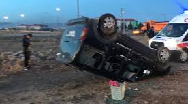 trafik kazası: 1 yaralı