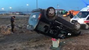 trafik kazası: 1 yaralı