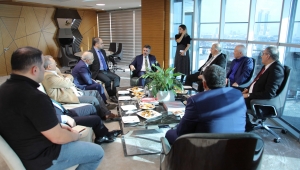 Almanya’da yaşayan Türk iş adamlarından Başkan Sandal'a ziyaret  