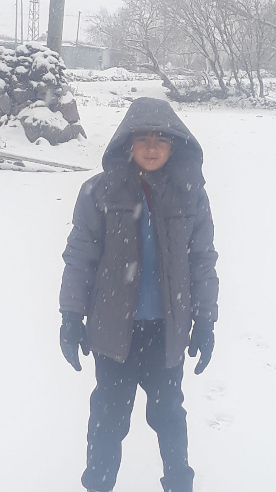 Ardahan'a beklenen kar yağdı