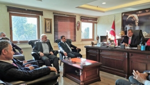 ASKON İZMİR TİRE BELEDİYE BAŞKANI DURAN'I ZİYARET ETTİ