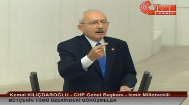 CHP Genel Başkanı Kılıçdaroğlu TBMM Genel Kurulunda Konuştu