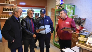 Narlıdere zabıtasından Yeni Yıl denetimi