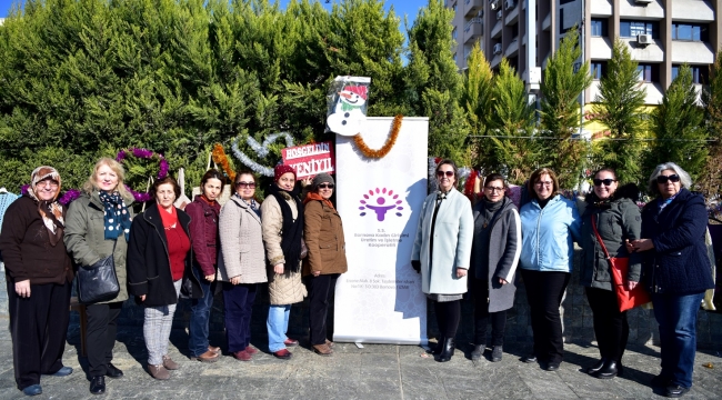 Yılbaşı hediyeleri Bornovalı kadınlardan