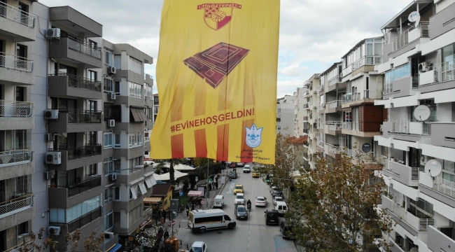 Batur'dan Göztepe'ye Evine hoş geldin desteği