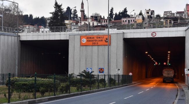 Konak Tüneli’nin sorumluluğu Büyükşehir de