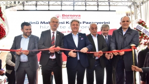  Bornova Belediyesi İnönü Mahallesi Pazaryeri hizmete girdi