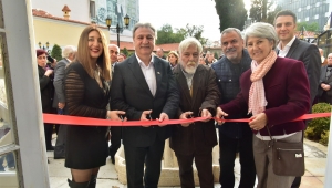 Bornova’da resim, heykel ve kırkyama aynı sergide