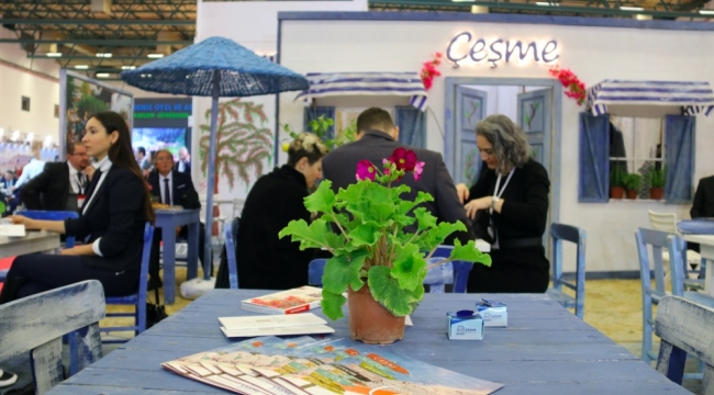 Çeşme'ye EMITT 2020'den 'en iyi stand' ödülü