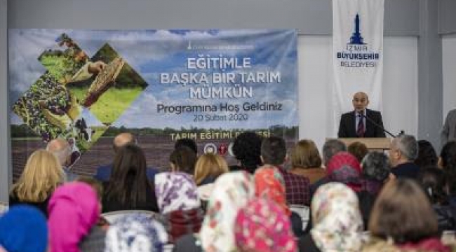 Çiftçi eğitimleri Kemalpaşa Yiğitler Köyü’nde başladı