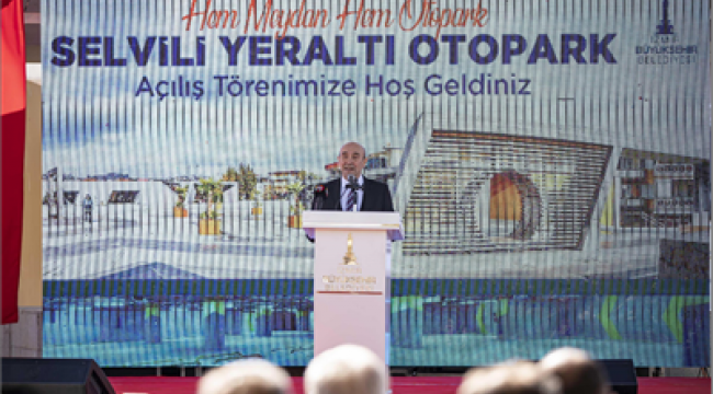Karabağlar Selvili Yeraltı Otoparkı açıldı