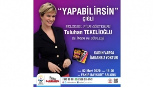 Tuluhan Tekelioğlu 2 Mart’ta Çiğli’de
