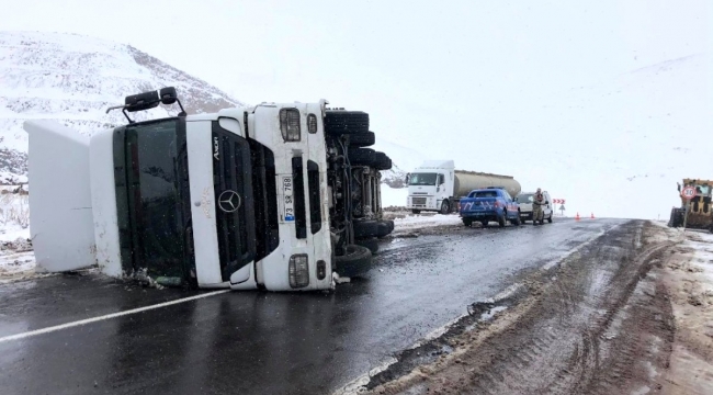 Ardahan Aktaş yolunda trafik kazası
