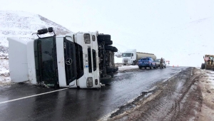 Ardahan Aktaş yolunda trafik kazası