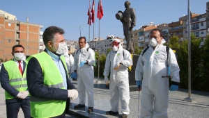 Bayraklı’da, dev koronavirüs ekibi sahada  