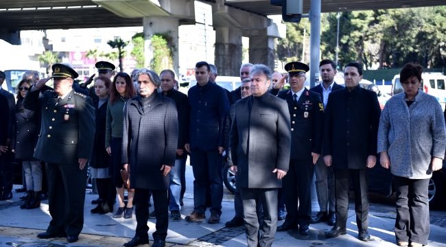 Bornova’da Çanakkale Şehitleri resmi törenle anıldı