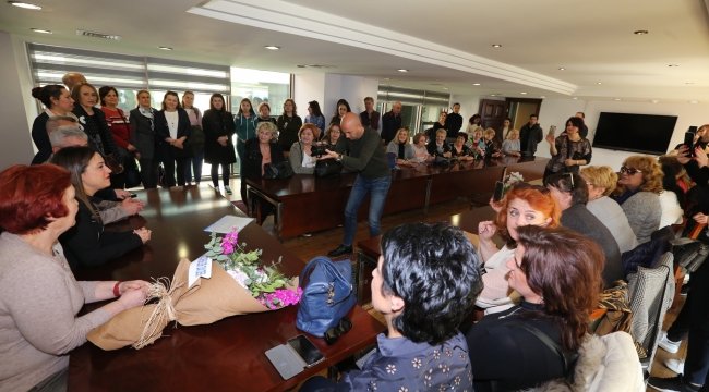 SREBRENİTSALI KADINLARDAN BAŞKAN SENGEL'E ZİYARET