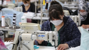  Bucalı kadınlar 25 bin maske üretecek 