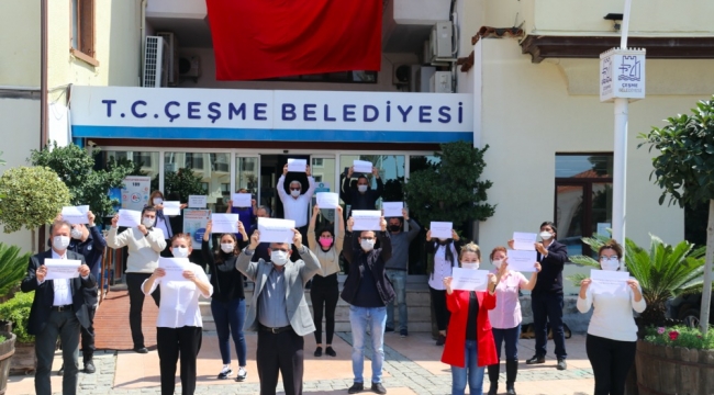 Çeşme Belediyesi personeline Koronavirüs eğitimi