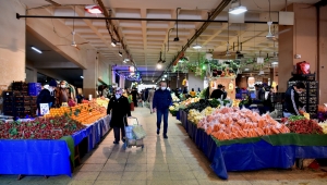 Haftasonu kapalı olan pazarlar  hafta içi kurulacak