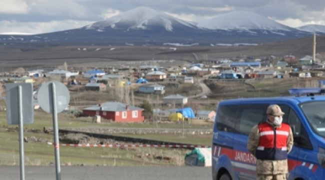 KARS’TA BENLİAHMET KÖYÜ KARANTİNAYA ALINDI
