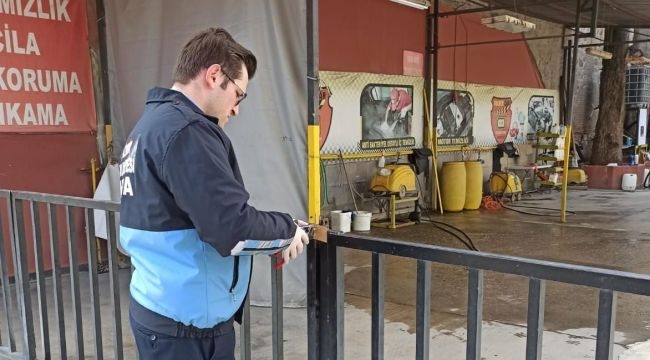Konak’ta araç yıkama istasyonlarına kapatma