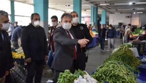 Tüm pazarlar açıldı, Başkan denetime çıktı