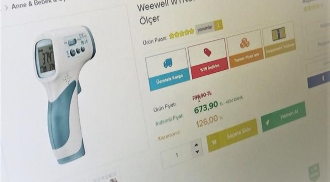 70 liraya satılan ateş ölçerin fiyatı 700 liraya çıktı