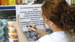 Başkan Batur'un başlattığı veresiye defteri kampanyasına ilgi çok