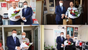 Başkan Sandal’dan muhtarlara bayram ziyareti