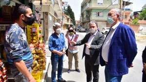 Çamdibi’nde esnafa moral turu