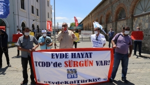 CHP’li Sertel’den TCDD eylemine destek