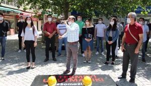 CHP’NİN GENÇLERİ SOMA FACİASINI UNUTMADI  