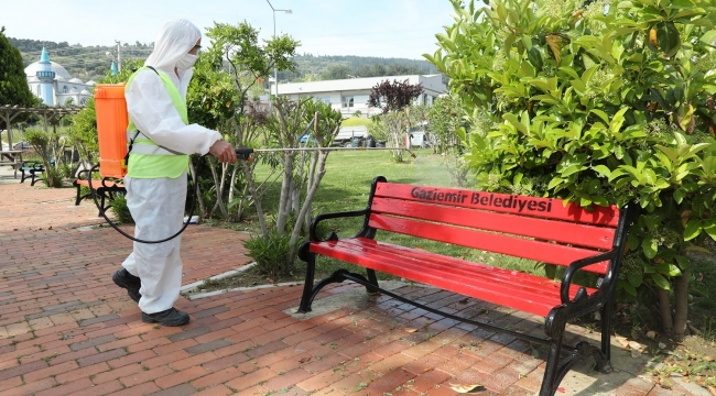 Gaziemir’in parkları salgın sonrasına hazırlanıyor